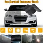Car scratch repair cloth Australia Grey color, front view, showing textured surface.