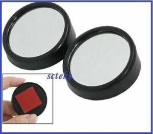 Blind spot car mirror Australia Clear glass, front view, showing convex design.