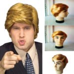 Donald Trump costume Australia wig in golden blonde from MyDealsOnline