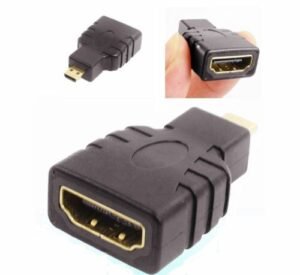 Micro HDMI Male Type D to HDMI Female Plug Converter Adapter