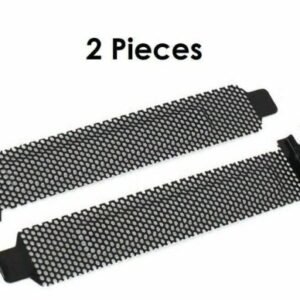 2 pcs PC Case PCI Expansion Slot Back Plate Cover Dust Filter Steel Blank Multi