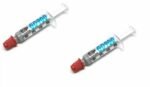 Thermal grease Australia Grey color, front view, showing 1g tube.