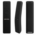 Shockproof remote case Australia Silicone cover, front view, black for Samsung BN59-01242A.