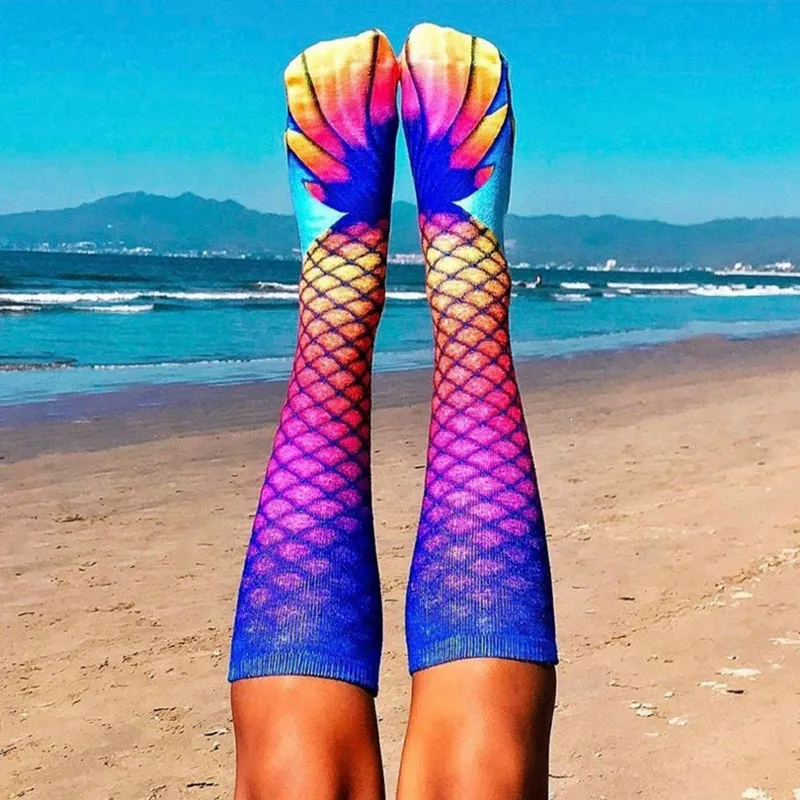 - 23d mermaid socks knee length