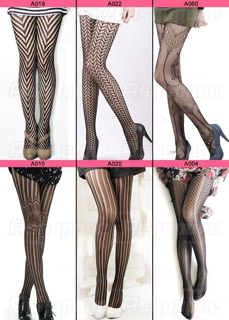 - 3 fishnet pantyhose black