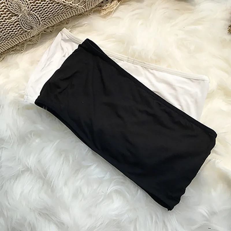 - 4 modal bandeau bra white