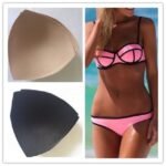 australian removable bra pads beige triangle sponge design