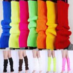 australian neon leg warmers red 80s dance design
