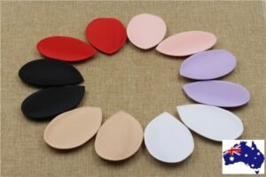 australian invisible bra inserts black push-up design