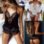australian sexy babydoll dress black v-neck design