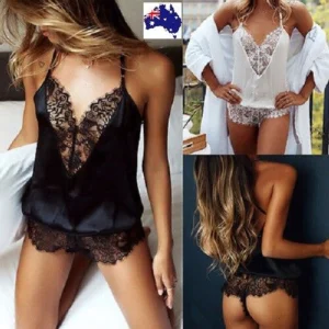 australian sexy babydoll dress black v-neck design