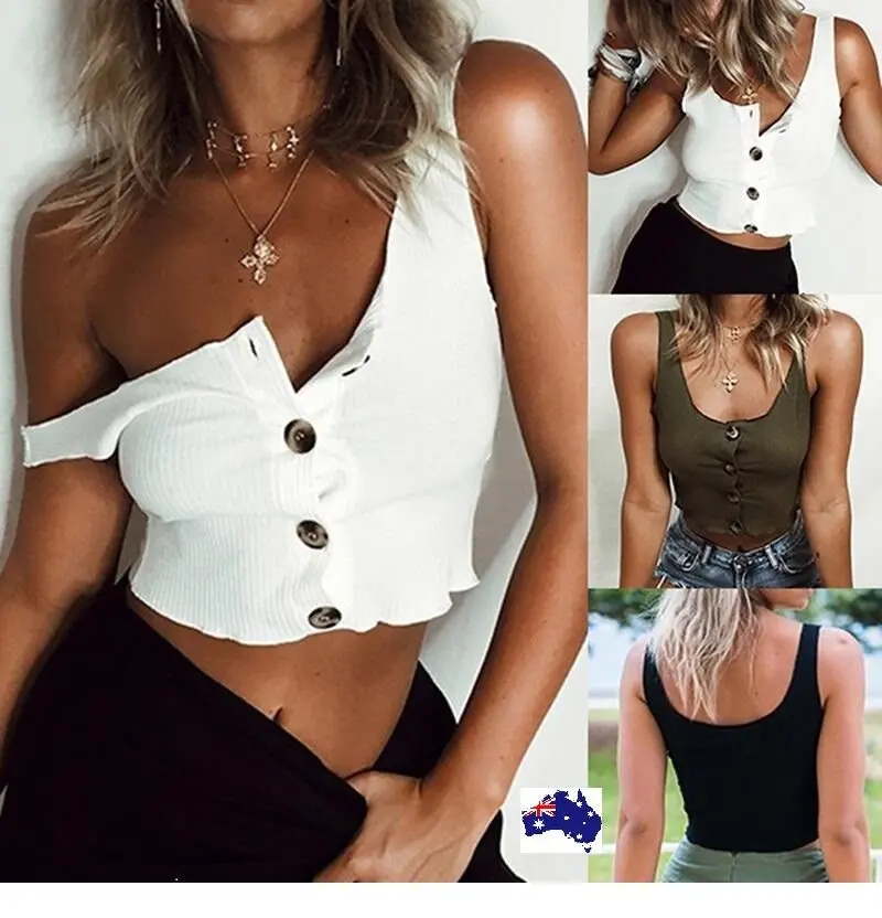 57-1372-1.jpg australian summer tank tops solid color sleeveless design