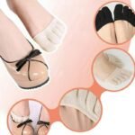 australian five toe socks women black non-slip design