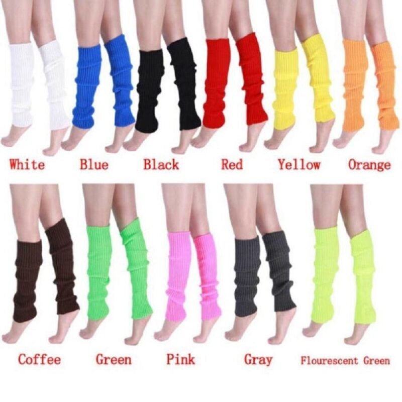 Woman staying warm with leg warmers from MyDealsOnline