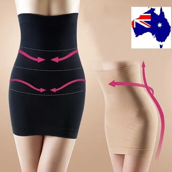 57-1398-1.jpg australian high waist shapewear skirt black tummy control design
