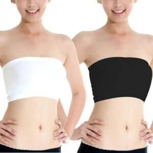 australian modal bandeau bra black strapless stretch design