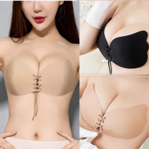 Adjustable Push-up Silicone bra Strapless Self Adhesive Stick on Invisible Bra