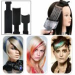 Person with hair coloring brush board Australia Shown color, front view, showing tint design.