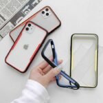 iPhone case Australia Black matte color, front view, showing hit color design.