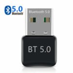 Bluetooth USB adapter Australia Black color, front view, showing USB design.