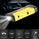 Car jump starter Australia Random color, front view, showing power indicator.