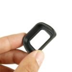 Sony eyecup Australia Black plastic, front view, showing eyepiece fit.