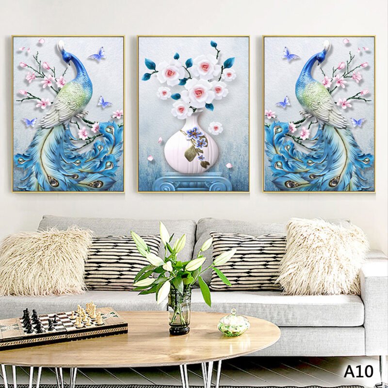 Wall art Australia Ocean beach canvas print, front view, showing nature design.