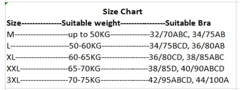 - Women 2 In 1 Seamless Bra Underwear Front Buckle Push Up Bralette Criss Cross Ba size chart