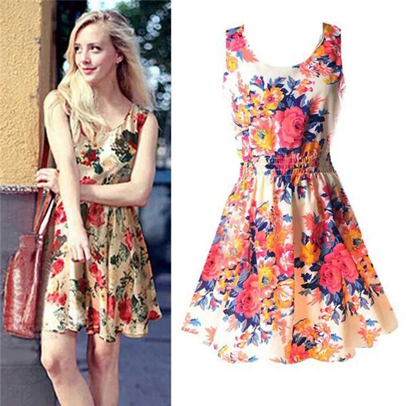 - boho dress front