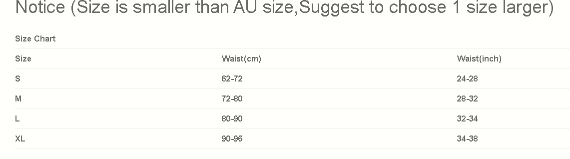 - tm size