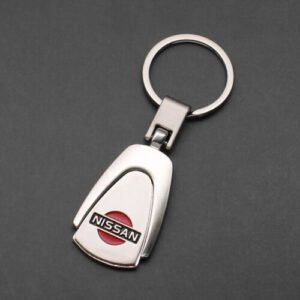 Keyring for Nissan Ring Car Logo Titanium Styling Key Chain Emblem Keychain