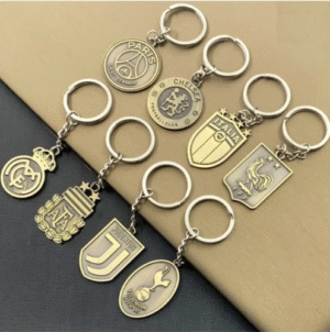 Football championship keychain Australia with Manchester United logo.