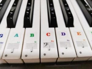 Piano Keyboard Sound Name Stickers Piano Keyboard Keys Electroni 37/49/54/61/88