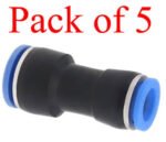 Pneumatic Push In Air Fittings – Reducer Straight 8mm (5/16) to 6mm hose