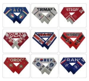 Football Soccer Fan Scarf team emblem warm Souvenir scarf cheering handkerchief