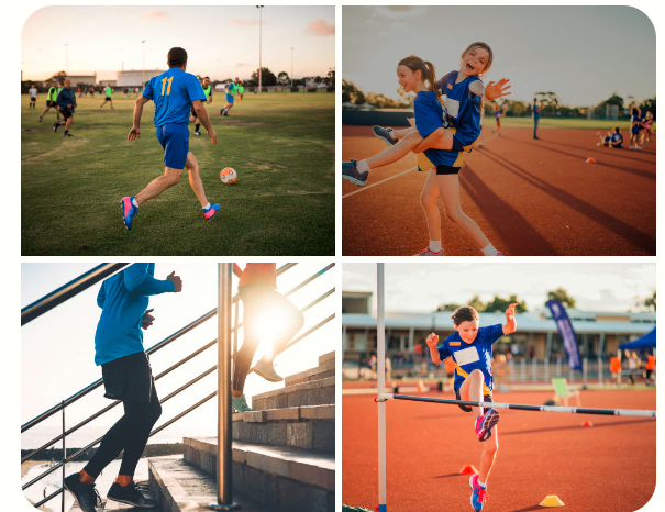 Athlete with sports accessories from MyDealsOnline