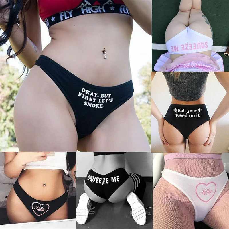 Aussie woman styling sexy female panties from MyDealsOnline
