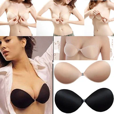 Aussie woman styling silicone backless bra from MyDealsOnline