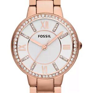Fossil Virginia Rose Gold Tone Analogue Women's Watch ES3284